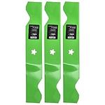 8TEN LawnRAZOR Mower Blade Set for Craftsman AYP 54 inch Deck 187254 187256 Husqvarna 532187254 532187256 (Medium Lift)