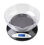 Weighmax W-2810-2KG-BLACK Electronic Kitchen Scale, 2kg