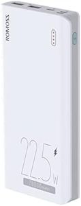 ROMOSS Sense6F 20000mAh Power Bank, Fast Charging 22.5W & PD 20W USB C Portable Charger, 3 Outputs External Battery Pack for iPhone 13/12/11, Samsung S22/S21/S10, iPad, Most Phones and Smart Devices