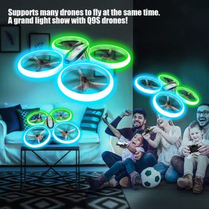 AVIALOGIC Q9 Kids Drone – Blue Green, Beginner Friendly Quadcopter