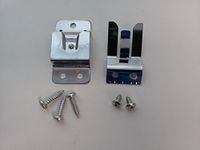 2 Metal Mic Holders / Clips - Heavy Duty and standard -Screw In for CB / Ham Radio - Workman MH2 and SOMC