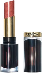 Revlon, Rouge à lèvres Super Lustrous Glass Shine, haute brillance, formule crémeuse et hydratante, infusée en acide hyaluronique, aloe vera et quartz rose 020 Nude Illuminator, 3.1g