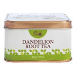 The Indian Chai – Dandelion Root Tea 50g in Tin Container for Liver Detox, Supports Kidney Function and Digestive Health