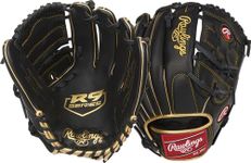 Rawlings | R9 Baseball Glove | 12" | 2-Piece Solid Web | Left Hand Throw