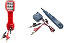 Triplett TeleTalker 330 Lineman's Test Set/Butt Set with ABN Test Clips (3330) & Fluke Networks 26000900 Pro3000 Tone Generator and Probe Kit