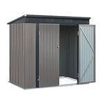 Giantz Garden Shed 1.95x1.31m Brown