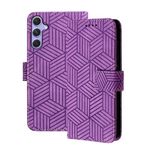 Vokpok Flip Wallet Case for Samsung Galaxy S24 FE 5G 6.4 Inch, Premium PU Magnetic Leather Flip Stand Cover with Card Slot Shockproof Kickstand Suitable for Samsung Galaxy S24 FE 5G Case–Purple