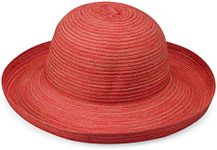 Wallaroo Hat Company Women’s Sydney Sun Hat – Lightweight, Packable, Modern Style, Designed in Australia, Red