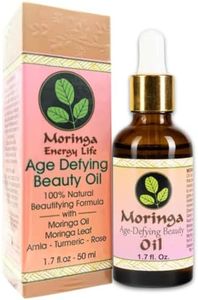 Moringa Age Defying Beauty Oil with Vitamin E - 100% Pure Cold Pressed Skin Care Oil Moisturizer for Face & Aging Reversal, Natural Skin Glow - 1.7 oz