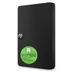 Seagate Expansion Portable, 1TB, External Hard Drive, 2.5 Inch, USB 3.0, for Mac and PC, 2 year Rescue Services (STKM1000400)