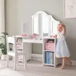 Kovhzcu 2 in 1 Kids Vanity Set, Pri