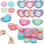 28 Packs Valentine’s Day Gifts for Kids, Valentine Slime in Maze Boxes with Greeting Cards for Kids Party Favor, Valentine Classroom Exchange Prizes, Slime Toys for Boys Girls