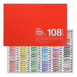 Holbein Transparent Watercolor Paint 108 All Color Set W422 5ml (No. 2) 003422