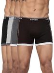 Levi's Men's Cotton Classic Regular Fit Boxer Brief (Pack of 4) (STYLE-007A_Assorted_L)