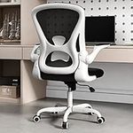 Sytas Office Chair, Ergonomic Home Desk Chair, Computer Mesh Desk Chair Lumbar Support(White)