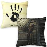 GUTELOWE 2PCS Skyrim Merchandise, Square Pillow Covers Sleep Well, Astrid Dark Brotherhood, Video Games Pillow case for Bedroom Living Room Sofa Bed 18x18. (Skyrim)