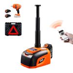 VEVOR Electric Car Jack, 5 Tons /11000 lbs, Hydraulic Jack Lift with Electric Impact Wrench, Tire Change Replacement with LED Light & Remote Control, Portable Jack kit for Sedan, SUV, Truck