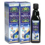 Herbal Canada Triphala Juice | 1 L | Good for liver health | Helpful indigestion, gas, acidity | 100% Natural (Pack of 2)