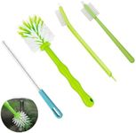 Cleaning Brush for Thermomix, Set of 4 Cleaning Brushes Compatible with Thermomix TM31 TM5 TM6 TM21, Mixing Pot Brush Knife Brush with Cup Brush Brush Accessories Tool for Mixing Pot/Mixing Pot Fair