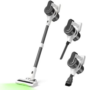 COSTAR Stick Vacuum Cleaner Cordless,Vacuum Cleaner for Home Use Wet and Dry,Sweep 3-in-1 Handheld Vacuum Cleaners,20W 16 Kpa Suction with Washable Filter Multi Nozzle for Sofa, Toys