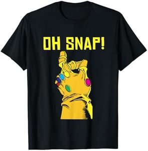 Marvel Thanos Infinity Gauntlet Oh Snap! Graphic T-Shirt T-Shirt