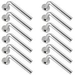 HOIGON 100 PCS Universal Pallet Rack Drop Pin, Round Head Pallet Rack Safety Bolts, Strong Universal Pallet Rack Safety Pin for Warehouse, Home or DIY Pallet Racks & Shelving Units, 2.93 x 0.28 Inch