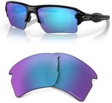 Oakley Flak 2.0 XL OO9188 Rectangular Polarized Replacement, Sapphire, 59mm
