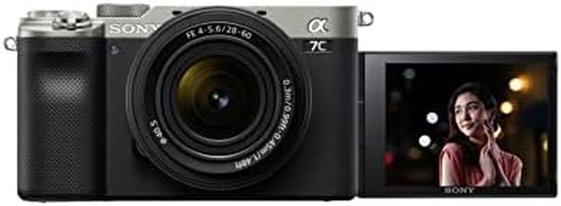 Sony Alpha ILCE-7CL with 28-60mm Zoom Lens | Compact Full Frame Camera | 4K with Flip Screen, Light Weight | Real time Tracking | Content Creation - Black