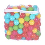 BalanceFrom 2.3-Inch Phthalate Free BPA Free Non-Toxic Crush Proof Play Balls Pit Balls- 6 Bright Colors in Reusable and Durable Storage Mesh Bag with Zipper, 200-Count