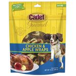 Cadet Chicken & Apple Dog Treat Wraps, 14 Oz.