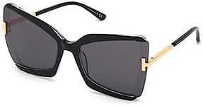 Tom Ford GIA FT 0766 BLACK TRANSPARENT/GREY 63/19/135 women Sunglasses
