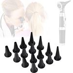 Ninyoon Original 4 Pack 2.4/3/4/5mm Otoscope Speculum Tips, Reusable Adult Child Non Disposabe Speculum Otoscope Tip Accessory Set Nozzle Specula Cones Replacement Total 16 Units