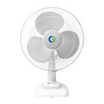 CG Flyair Table Fan 400mm(40CM)|High Speed Fan|Automatic Oscillation | 3 Speed setting | Wider Blades | Elegant design | For Home, Kitchen, Office |58 Watts| Cloud White