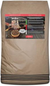 Blue Ridge Fish Food [50lb], Cool Water Wheat Formula Floating 3/16" Pellet, Koi and Goldfish