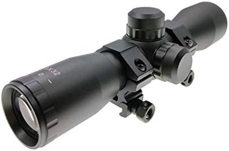 FESOITTY Mirini Tactical 4X32 Compact.223.308 Scope Rings Mil-DOT Reticle Cannocchiale Ottica Lungo con Mirino Reticolo per Fucile Carabina Soft Air