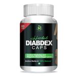 Healthy Nutrition Herbal Diabdex Diabetes 60 Veg Capsule Ayurvedic Blood Sugar Supplement Support Insulin production Pack of 1