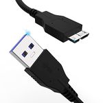 Replacement Nikon UC-E22 IFC-150U II Camera Cable Compatible with Canon 5DS, EOS 5D IV, EOS 7D Mark II, NikonD5 D500 D800 D800E D810 D810A D850, Micro Usb 3.0 Data Transfer and Charging Cable Cord-4ft