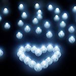 LED Balloon Lights, 100 PCS Mini LED Lights for Balloons Paper Lantern Wireless Round LED Ball Balloon Lights, Tiny LED Lights for Home Wedding Birthday Festival Party Decoration(White, Non Flashing)
