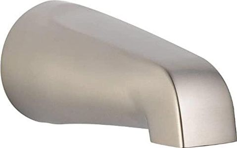 Delta Faucet Foundations Tub Spout, Brushed Nickel Non-Diverter Tub Spout, Bathtub Faucet, Stainless RP64722SS