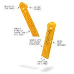 Under the Roof Decorating 6-100101 Hang and Level Picture Hanging Tool, Yellow