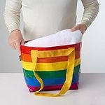 IKEA KVANTING Rainbow Pride Multicolored Bag Shopping Storage Laundry (Standard version)