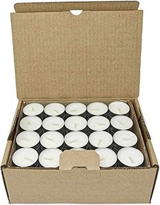 Paquete de 120 velas de té de citronela natural mezcla de cera vegetal Sin parafina Autonomía 4 horas en vaso de aluminio Sin plástico Sin parafina y sin aceite de palma (120 velas de té de citronela)