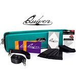 Quiver Teal Portable Game Card Carrying Case Pu Leather Exterior with Double Zipper, Dividers, Hand Strap & Shoulder Strap | Holds Up to 1350 Cards | Deck Box Compatible | Plus: 100 Transparent