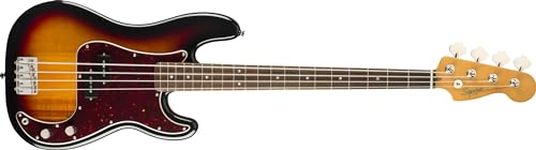 Squier by Fender Classic Vibe '60s Electric Precision Bass Guitar, Laurel Fingerboard, 3 Colour Sunburst