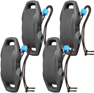 AWEMUFA 22'' Boat Bumpers for Docking, EVA Boat Fenders 4 Pack Boat Bumpers Fenders, Boat Buoys Bumpers Fit for Pontoon, Bass, Deck and Jon Boat