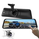 9.35''1080P OEM Rear View Mirror Camera: Recording Wide View Back Up Camera for Cars, Smart Full Touch Screen Stream Media Backup Camera with Super Night Vision for Trucks,Vans, SUVS (AUTO-VOX T9)