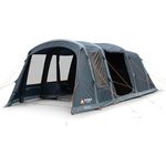 Vango Savannah Air 400 Inflatable 4 Person Family Tent with AirBeam®, Dynamic Weave 100™ Fabric, King Size Midnight Bedrooms, Large Living Area, 4000mm Waterproof, Groundsheet Protector
