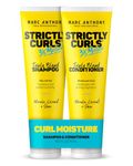Marc Anthony Shampoo & Conditioner Set for Curly Hair, Strictly Curls - Deep Moisturizing & Hydrating Shampoo & Conditioner for Curl Definition, Added Shine - Hair Products Reduces Frizz