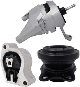 ENA Front Right Rear Motor Mount and Transmission Mount Set of 3 Compatible with Nissan 2007 2008 2009 2010 2011 2012 Altima 2.5L Automatic CVT Transmission Replacement for A4339 A4340 A4353