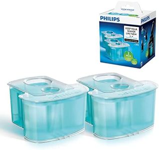 Philips JC302/50 - Cartuchos de limpieza con sistema de filtro dual y lubricacion activa, refrescantes, 2 unidades